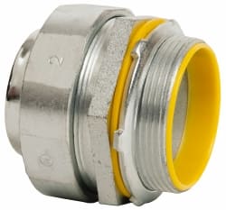 Cooper Crouse-Hinds LTB200 Conduit Connector: For Liquid-Tight, Malleable Iron, 2" Trade Size 
