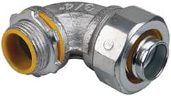 Cooper Crouse-Hinds LTB7590 Conduit Connector: For Liquid-Tight, Malleable Iron, 3/4" Trade Size 