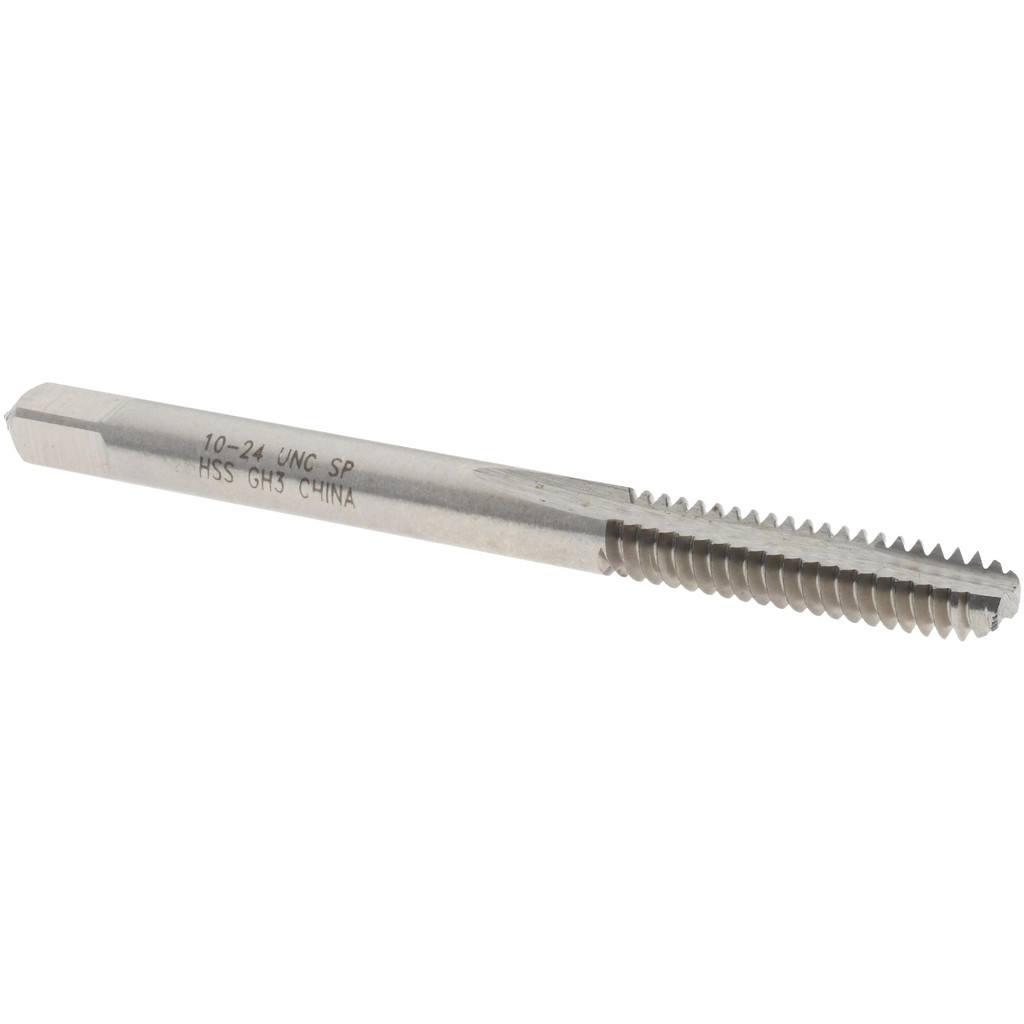 thumbnail image 2 of #10-24 UNC Spiral Flute Bottoming Tap - GH3 Limit, 2 Flute, HSS Uncoated 2 of 4
