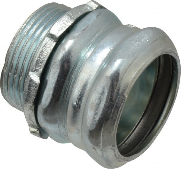 Cooper Crouse-Hinds 1653 Conduit Connector: For EMT, Steel, 1-1/4" Trade Size 