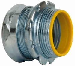 Cooper Crouse-Hinds 1654 Conduit Connector: For EMT, Steel, 1-1/2" Trade Size Image