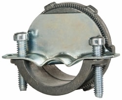 Cooper Crouse-Hinds 2670 Conduit Connector: For FMC, Die Cast Zinc, 1-1/2" Trade Size 