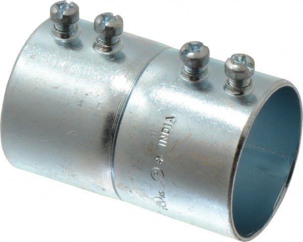 Cooper Crouse-Hinds 464 Conduit Coupling: For EMT, Steel, 1-1/2" Trade Size 