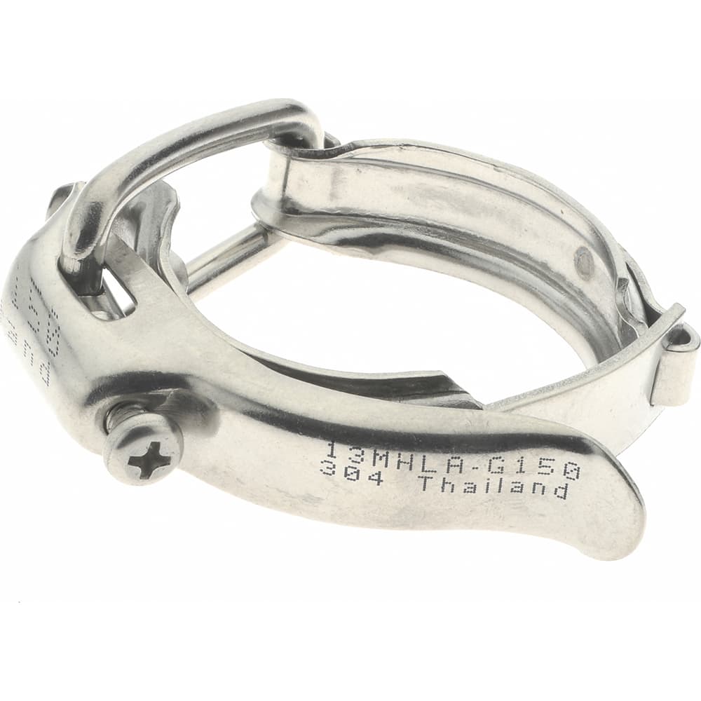 VNE EG131.5 Sanitary Stainless Steel Pipe End Cap: 1-1/2", Clamp Connection 
