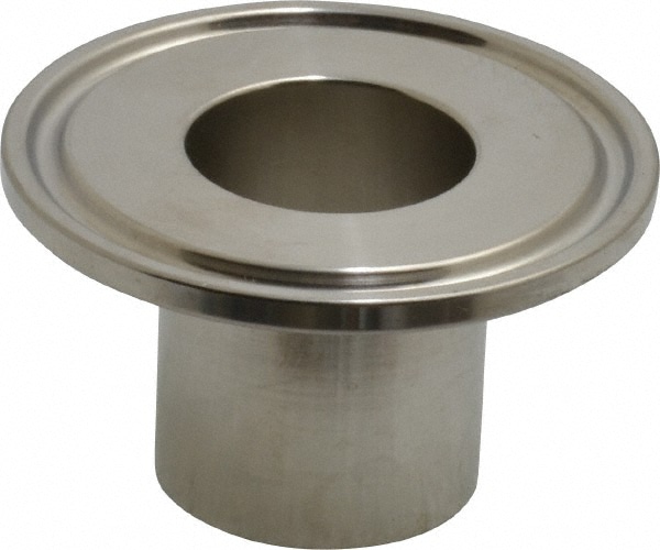 Sanitary Stainless Steel Pipe Welding Ferrule: 1", Clamp Connection