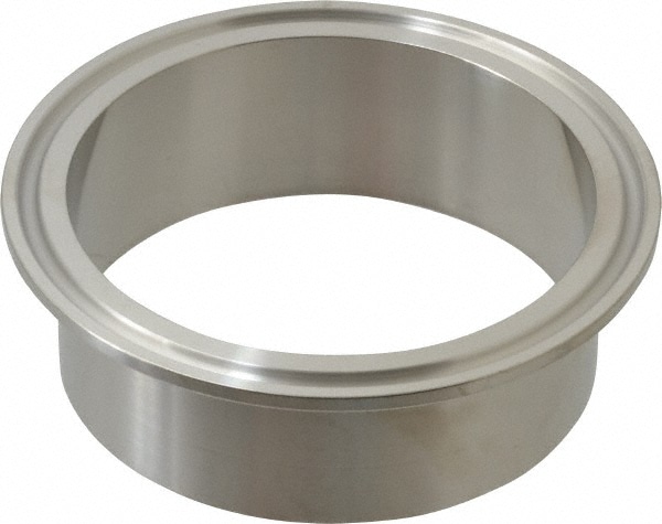 Sanitary Stainless Steel Pipe Welding Ferrule: 3", Clamp Connection