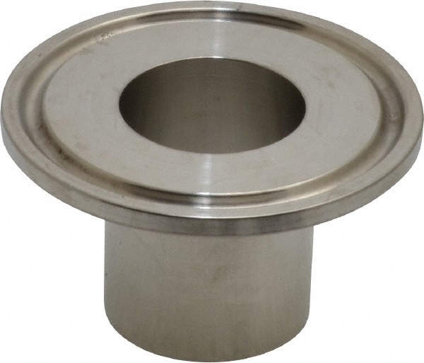 Sanitary Stainless Steel Pipe Welding Ferrule: 1", Clamp Connection