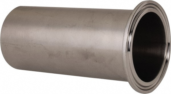 Sanitary Stainless Steel Pipe Tygon Hose Adapter: 2", Clamp Connection