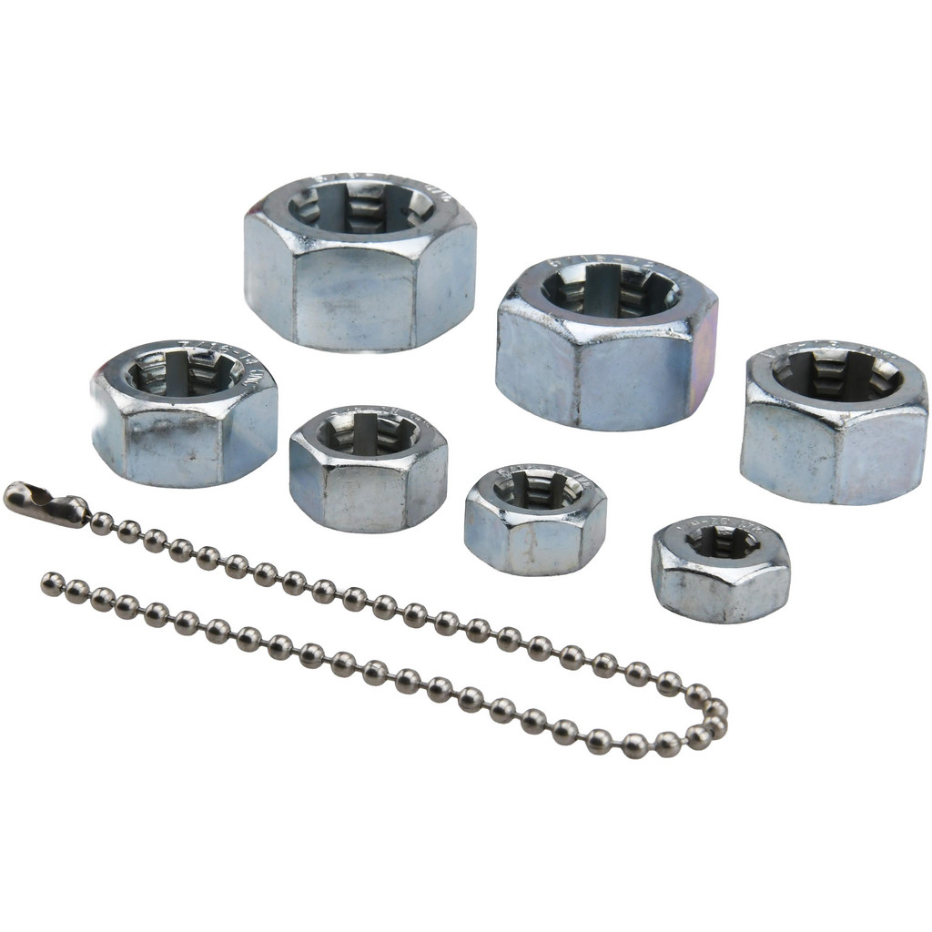 Lang 1/4-20 to 5/8-11 UNC, Hex Die Set - 7 Piece Set | Part #2590M