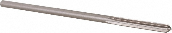 Chucking Reamer: 0.1880" Dia, 4-1/2" OAL, 1-1/8" Flute Length, Straight-Cylindrical Shank, HSS