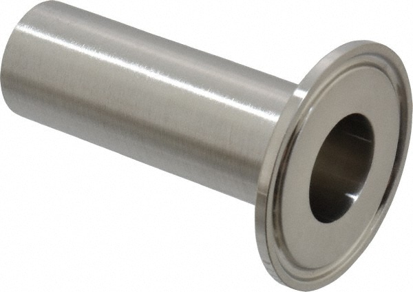 VNE EG14WL-6L1.0 Sanitary Stainless Steel Pipe Long Tank Welding Ferrule: 1", Clamp Connection 