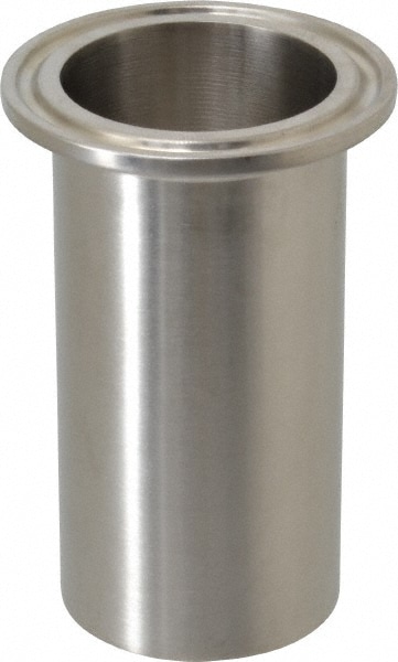 VNE EG14WL-6L1.5 Sanitary Stainless Steel Pipe Long Tank Welding Ferrule: 1-1/2", Clamp Connection Image