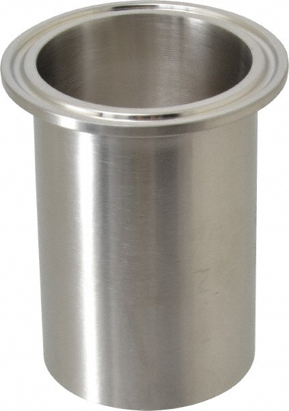 VNE EG14WL2.0 Sanitary Stainless Steel Pipe Long Tank Welding Ferrule: 2", Clamp Connection Image