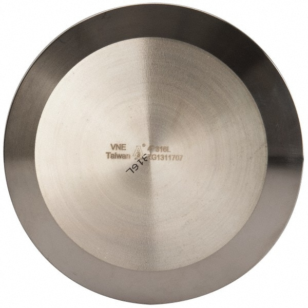 VNE EG16A-6L4.0 Sanitary Stainless Steel Pipe End Cap: 4", Clamp Connection Image