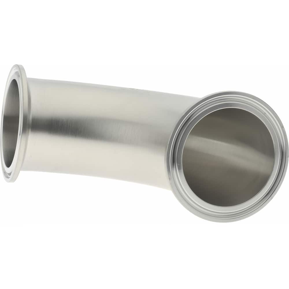 VNE EG2C-6L2.0 Sanitary Stainless Steel Pipe 90 ° Elbow, 2", Clamp Connection 