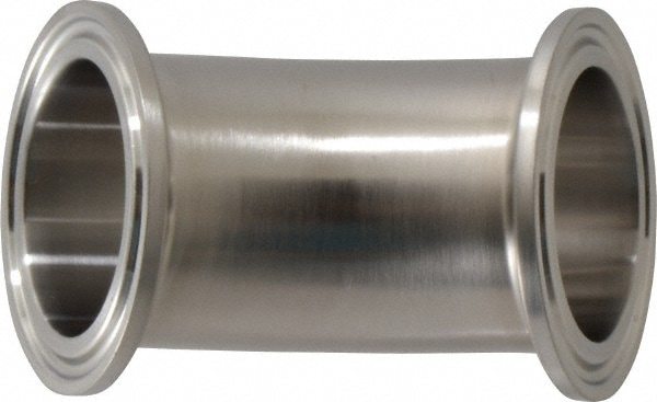 VNE EG2K1.5 Sanitary Stainless Steel Pipe 45 ° Elbow, 1-1/2", Clamp Connection Image