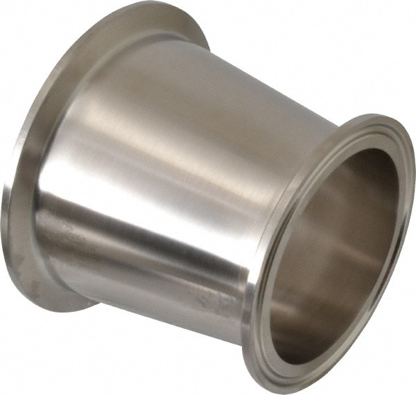 VNE EG31CC3.0X2.5 Sanitary Stainless Steel Pipe Concentric Reducer: 3 x 2-1/2", Clamp Connection Image