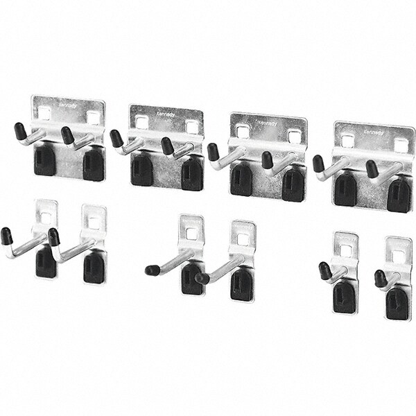 Pegboard Hook Sets; For Use With: Square Peg Hole Tool Boards ; Set Type: Tool Holder Sets for Square Peg Hole Tool Boards