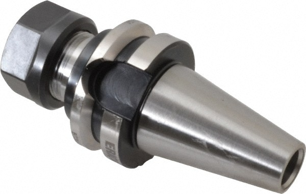 Collet Chuck: 0.51 to 12.7 mm Capacity, ER Collet, Taper Shank