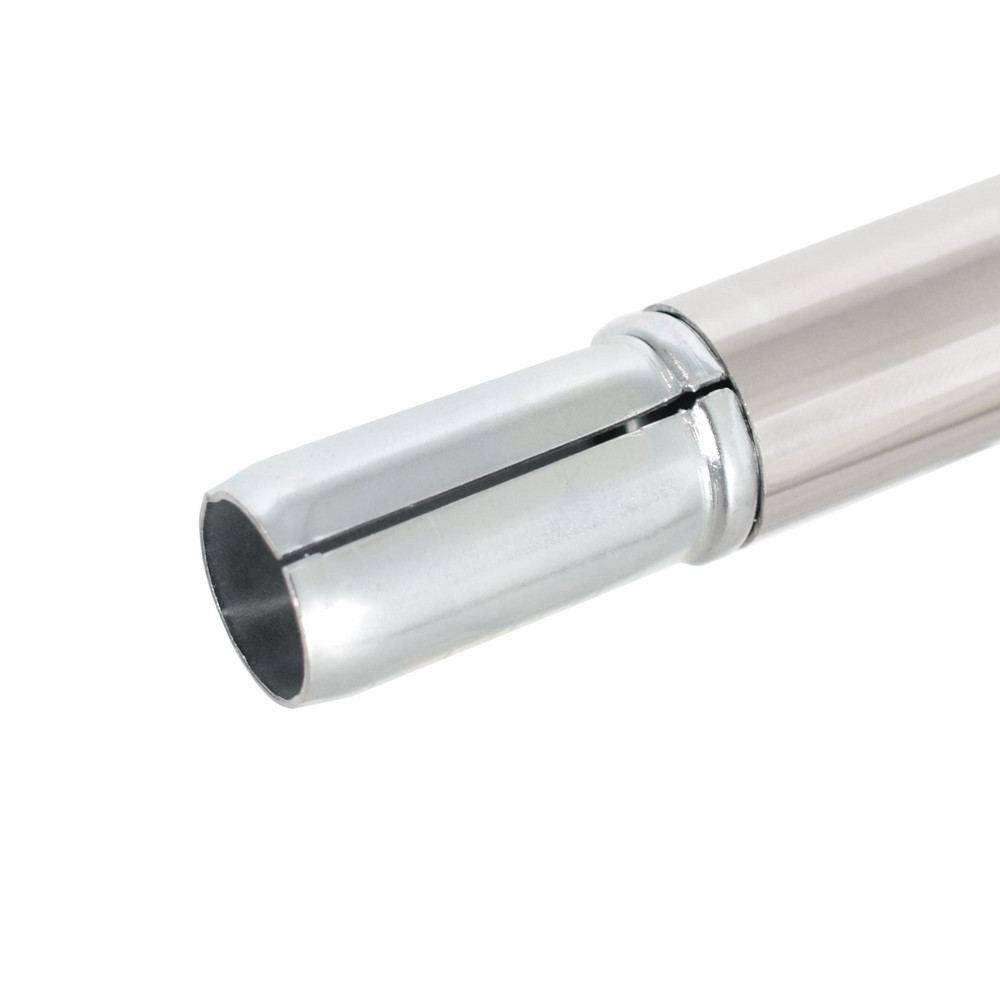 Framing Pipe Fittings & Connectors: Product Type: Connector; Material: Chrome-Plated Steel; Compatible Pipe Shape: Round