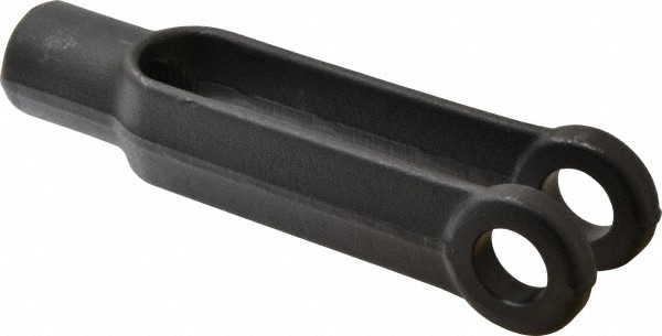 Jergens 45312 1-8 Thread, 2-1/8" Yoke Width, Carbon Steel, Tapped Yoke 