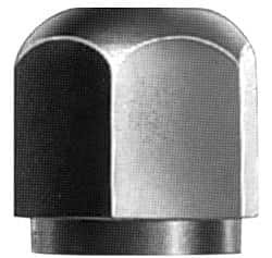USA Made Black-Oxide Case-Hardened Grade 5 Steel Low Crown Acorn Nut 3/8"-16 