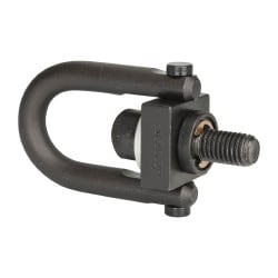 Jergens 23458 Safety Engineered Center Pull Hoist Ring: Bolt-On, 450 lb Working Load Limit 