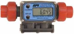 GPI OM025A001822R5G 1/2" Port Electronic Digital Flowmeter & Totalizer 