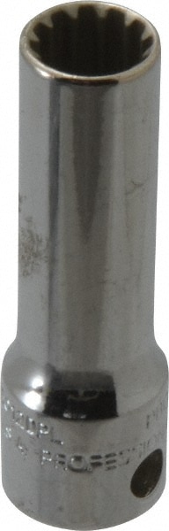 PROTO J5012DPL Spline Socket: 3/8" Drive, #12 Spline, 3/8" Hex Image