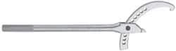8-21/32" to 12-3/4" Capacity, Satin Chrome Finish, Adjustable Hook Spanner Wrench
