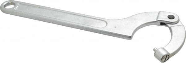 Facom 126A.120 3-5/32" to 4-23/32" Capacity, Satin Chrome Finish, Adjustable Pin Spanner Wrench 