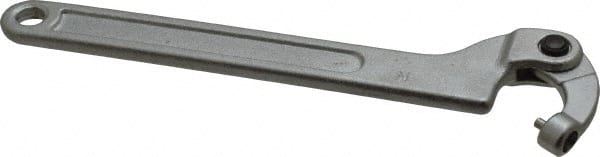 Facom 126A.35 19/32" to 1-3/8" Capacity, Satin Chrome Finish, Adjustable Pin Spanner Wrench 