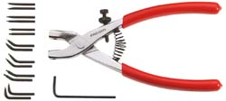 200mm OAL, Cushion Grip Smooth Retaining Ring Pliers
