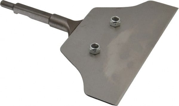 Hammer & Chipper Replacement Chisel: Flex Blade Scaling, 8" Head Width, 8" OAL, 1/2" Shank Dia