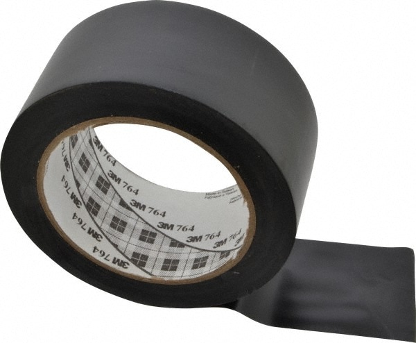 Floor & Aisle Marking Tape: 2" Wide, 108' Long, 5 mil Thick, Vinyl