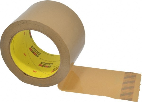 Packing Tape: 3" Wide, Natural, Rubber Adhesive