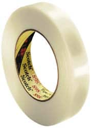 Packing Tape: Clear, Rubber Adhesive
