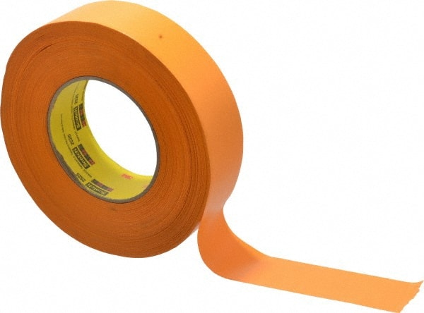 Masking Tape: 38 mm Wide, 60 yd Long, 9.5 mil Thick, Orange