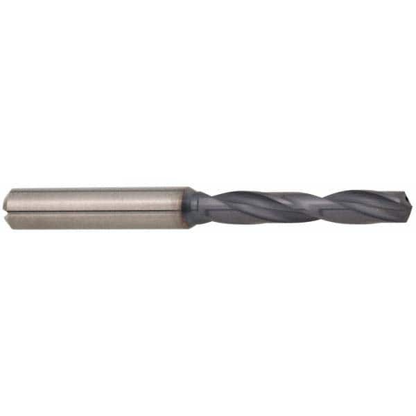 Allied Machine and Engineering 360E04844A21M Jobber Length Drill Bit: 0.4844" Dia, 140 °, Solid Carbide 