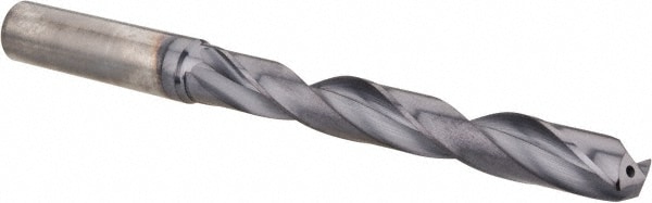 Allied Machine and Engineering 360E04375A21M Jobber Length Drill Bit: 0.4375" Dia, 140 °, Solid Carbide Image