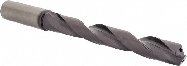 Allied Machine and Engineering 360E05625A21M Jobber Length Drill Bit: 0.5625" Dia, 140 °, Solid Carbide Image