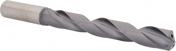 Allied Machine and Engineering 360M15500A21M Jobber Length Drill Bit: 0.6102" Dia, 140 °, Solid Carbide Image