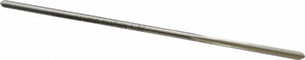 Chucking Reamer: 0.0984" Dia, 3-1/2" OAL, 7/8" Flute Length, Straight-Cylindrical Shank, Cobalt Steel