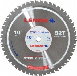 Lenox 21886ST100052CT Wet & Dry Cut Saw Blade: 10" Dia, 5/8" Arbor Hole, 52 Teeth Image