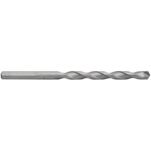 7/16" Dia, Straight Shank, Carbide-Tipped Rotary & Hammer Drill Bit - 4" Usable Length, 6" OAL
