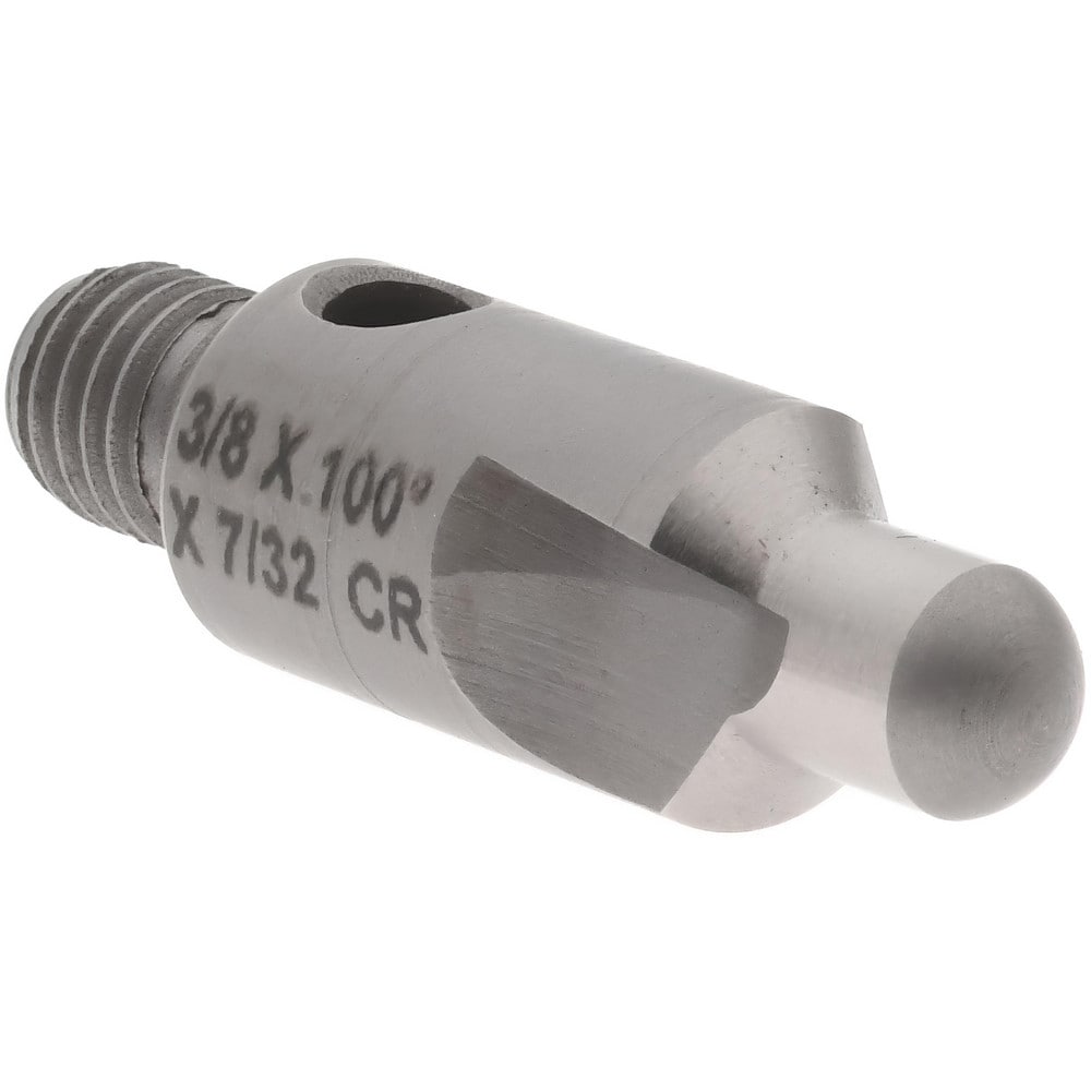 2-1/2" OAL, 3/8" Head Diam, 2 Flute, 100° Incl Angle, Integral Pilot, Adjustable Stop Countersink