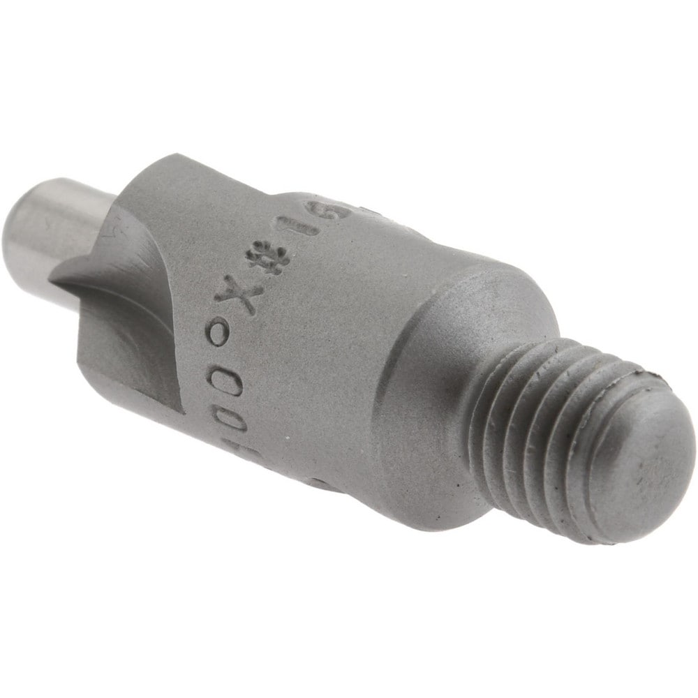 2-1/2" OAL, 3/8" Head Diam, 3 Flute, 100° Incl Angle, Integral Pilot, Adjustable Stop Countersink