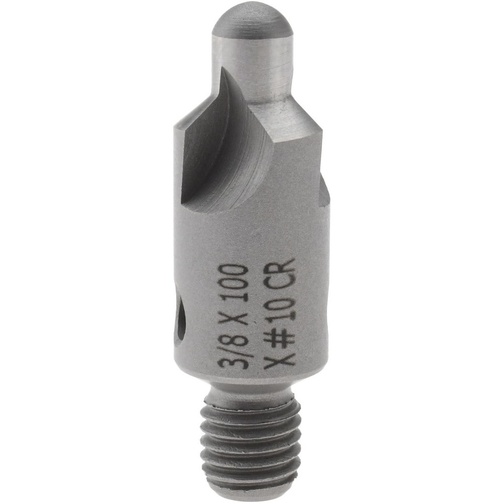 2-1/2" OAL, 3/8" Head Diam, 3 Flute, 100° Incl Angle, Integral Pilot, Adjustable Stop Countersink