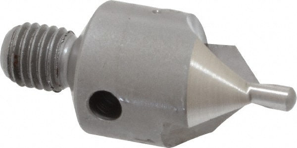 1-1/8" OAL, 1/2" Head Diam, 2 Flute, 100° Incl Angle, Integral Pilot, Adjustable Stop Countersink