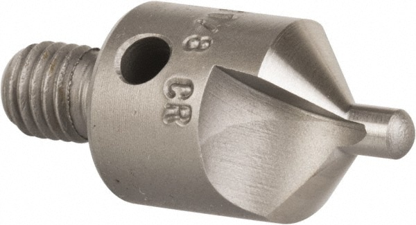 1-1/8" OAL, 1/2" Head Diam, 2 Flute, 100° Incl Angle, Integral Pilot, Adjustable Stop Countersink